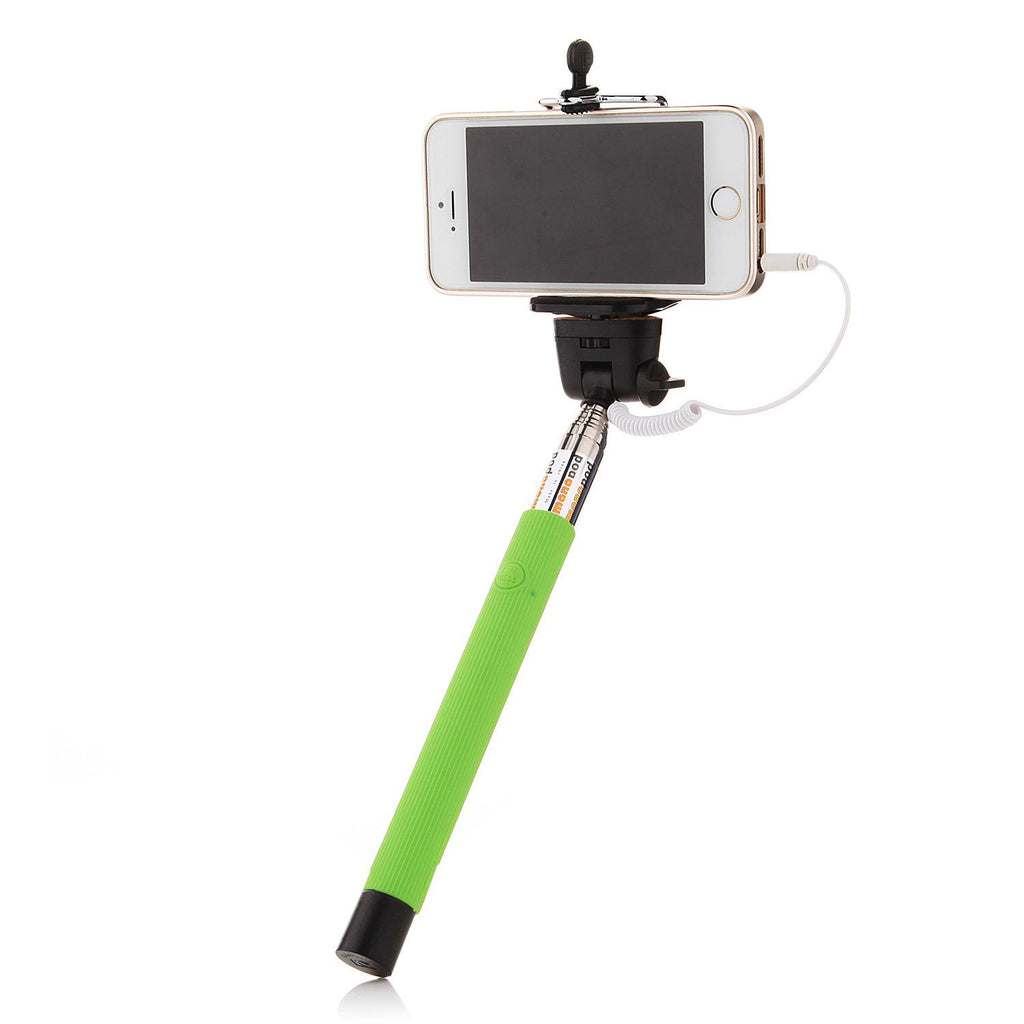 Verschrikking werkloosheid Ga lekker liggen Green 3.5mm Extendable Selfie Wired Stick Phone Monopod – Althemax